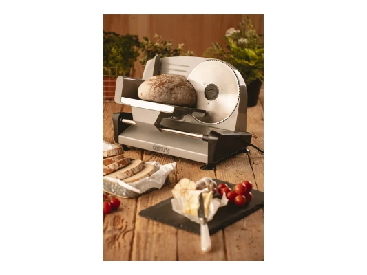 Camry  |  Food slicers  |  CR 4702  |  Stainless steel  |  200 W  |  190 mm