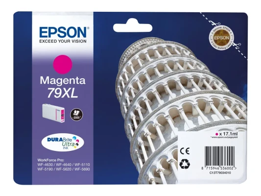 Epson 79XL  |  C13T79034010  |  Inkjet cartridge  |  Magenta