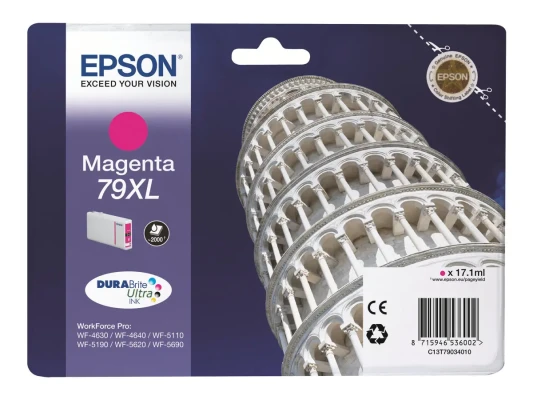 Epson 79XL  |  C13T79034010  |  Inkjet cartridge  |  Magenta