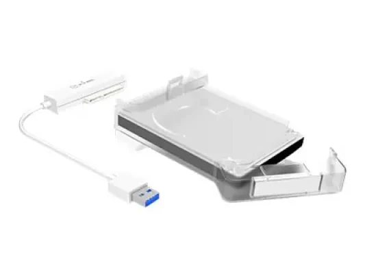 Raidsonic  |  ICY BOX  |  Adapter cable with protective a cover for 2.5" SATA hard disks to USB 3.0, blue Access LED  |  SATA  |  USB 3.0  |  2.5"