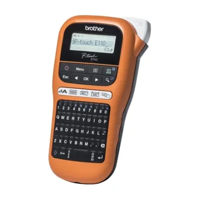 Brother PTE110VP  |  Thermal  |  Label Printer  |  Orange