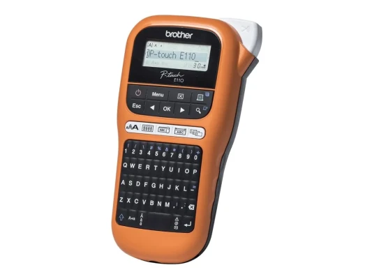 Brother PTE110VP  |  Thermal  |  Label Printer  |  Orange