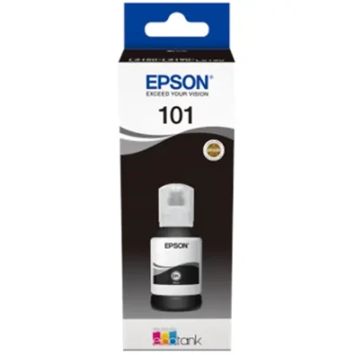 Epson 101 EcoTank BK  |  Tinte pudele  |  Melna
