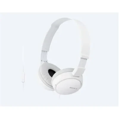 Sony  |  MDR-ZX110APW.CE7  |  Vadu  |  Uz auss  |  Mikrofonu  |  Balts