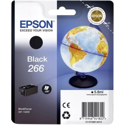 Epson 266 BK tintes kasetne  |  Tinte  |  Melns