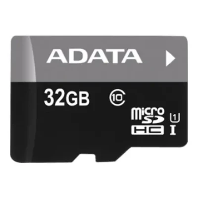 ADATA  |  Premier UHS-I  |  32 GB  |  microSDHC  |  Flash atmiņas klase 10  |  Adapteris