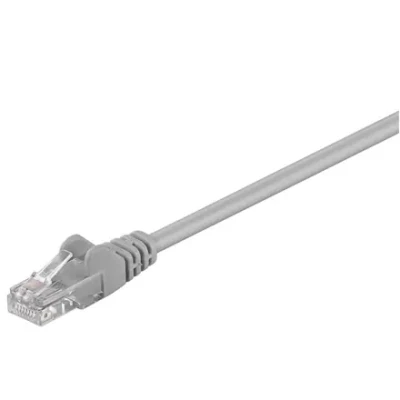 Goobay  |  CAT 5e patch cable, U / UTP  |  Grey RJ45 male (8P8C)  |  RJ45 male (8P8C)