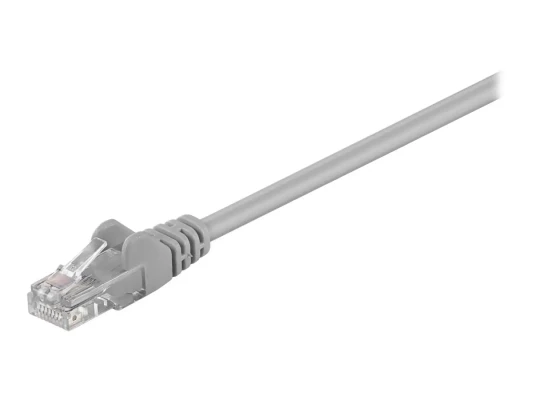 Goobay  |  CAT 5e patch cable, U / UTP  |  Grey RJ45 male (8P8C)  |  RJ45 male (8P8C)