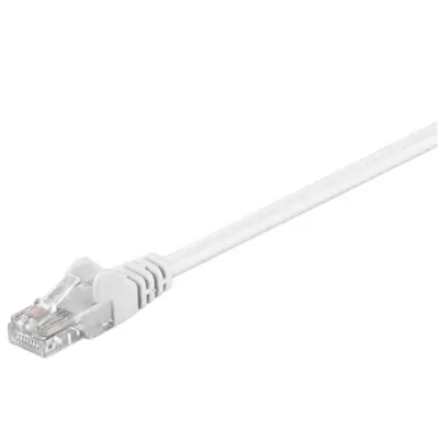 Goobay  |  CAT 5e patch cable, U / UTP  |  White RJ45 male (8P8C)  |  RJ45 male (8P8C)