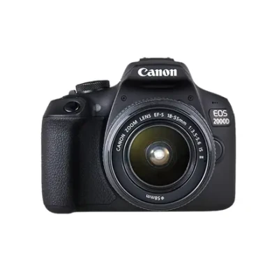 Canon  |  EOS 2000D + 18-55 mm IS II EU26  |  Camera Kit  |  24.1MP  |  ISO 12800  |  Wi-Fi  |  3.0" Display  |  Black