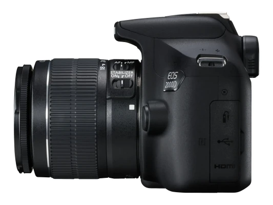 Canon  |  EOS 2000D + 18-55 mm IS II EU26  |  Camera Kit  |  24.1MP  |  ISO 12800  |  Wi-Fi  |  3.0" Display  |  Black