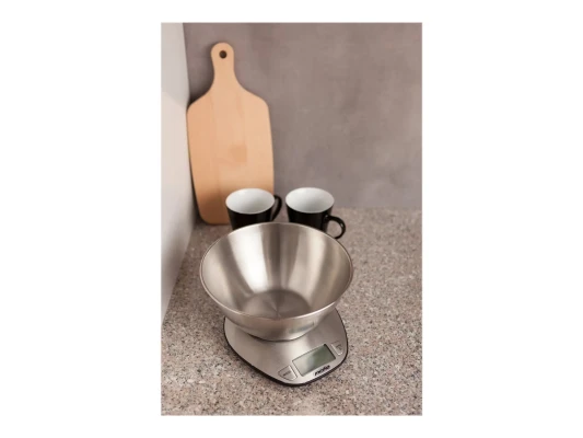 Mesko  |  Virtuves Svari  |  MS 3152  |  Maksimālā svars (jauda) 5 kg  |  Graduācija 1 g  |  Displeja veids LCD  |  Nerūsējošais tērauds