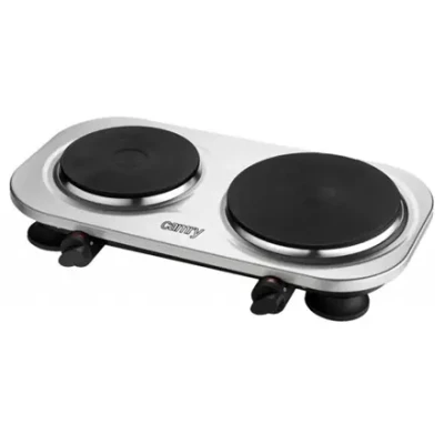 Camry  |  CR 6511  |  Number of burners / cooking zones 2  |  Rotary knobs  |  Stainless steel  |  Electric