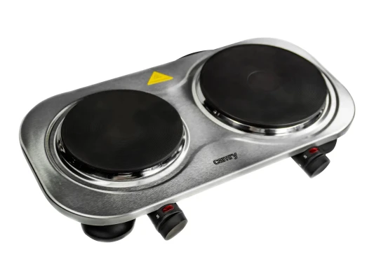 Camry  |  CR 6511  |  Number of burners / cooking zones 2  |  Rotary knobs  |  Stainless steel  |  Electric