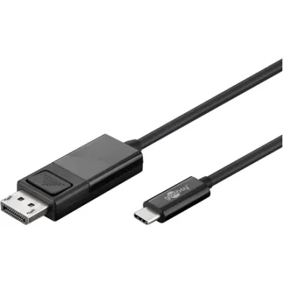 Goobay  |  USB-C- DisplayPort adapter cable (4k 60 Hz)  |  79295  |  USB-C male  |  DisplayPort male  |  USB-C to DP  |  1.2 m