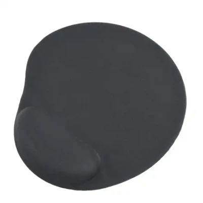 Gembird  |  Gel mouse pad with wrist support  |  Ergonomic mouse pad  |  240 x 220 x 4 mm  |  Black