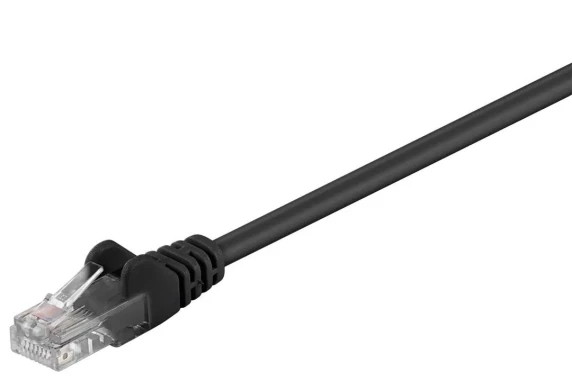 Goobay  |  CAT 5e patch cable, U / UTP  |  68647  |  Black