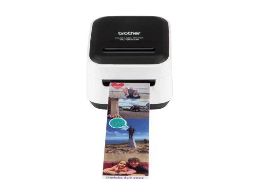 Brother VC-500W  |  Krāsu  |  ZINK Zero-Ink  |  Etiķešu printeris  |  Wi-Fi  |  Melns /  pelēks