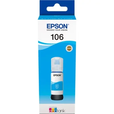 Epson Ecotank  |  106  |  Ink Bottle  |  Cyan
