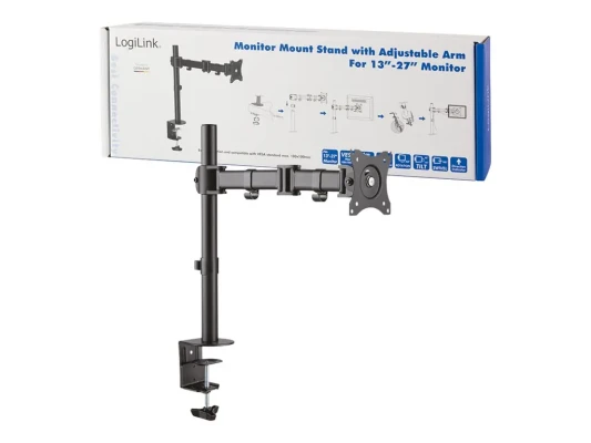 Logilink  |  Desk Mount  |  BP0021  |  13-27 "  |  Maximum weight (capacity) 8 kg
