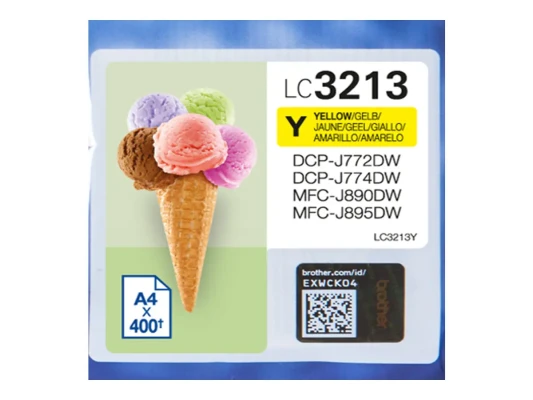 Brother LC3213Y  |  Ink Cartridge  |  Yellow