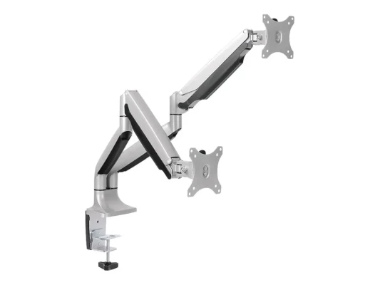 Logilink BP0043 Dual Monitor Desk mount, 13"-32",gas spring, aluminum  |  Logilink
