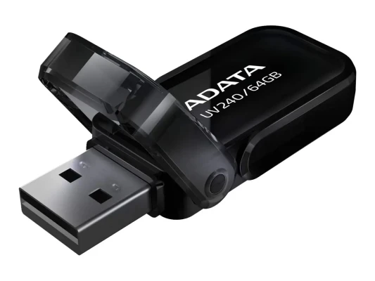 ADATA  |  DashDrive UV240  |  64 GB  |  USB 2.0  |  Black