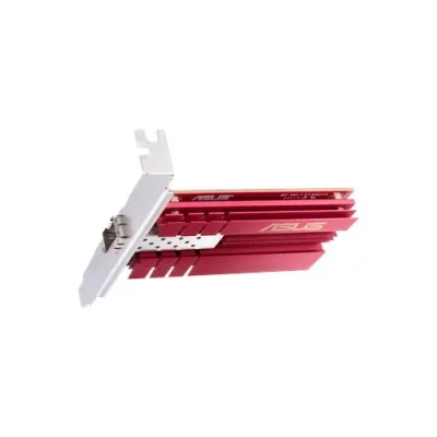 Asus  |  XG-C100F 10G PCIe Network Adapter; SFP+ port for Optical Fiber Transmission and DAC cable  |  10 / 100 / 1000 / 10000 Mbit / s