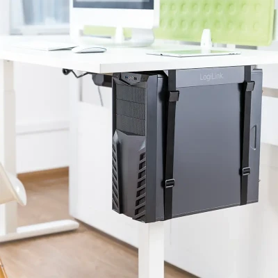 LogiLink EO0009 regulējama CPU montāža zem galda, siksna  |  Logilink