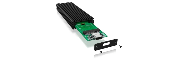 Raidsonic  |  Melns  |  ICY BOX IB-1816M-C31 Ārējais Type-C korpuss M.2 NVMe SSD