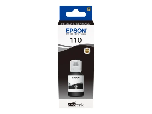 Epson pudele XL  |  110 EcoTank  |  Melns