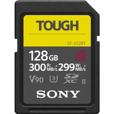Sony  |  Tough Memory Card  |  UHS-II  |  128 GB  |  SDXC  |  Flash memory class 10