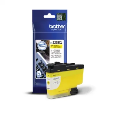 Brother High-yield Ink Cartridge  |  LC3239XLY  |  Ink  |  Yellow