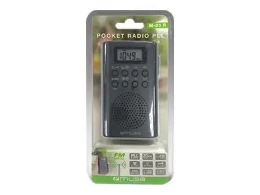Muse  |  Pocket radio  |  M-03R  |  Black