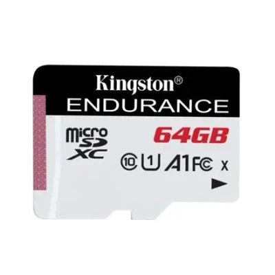Kingston  |  Endurance  |  UHS-I U1  |  64 GB  |  micro SDXC  |  Flash atmiņas klase 10