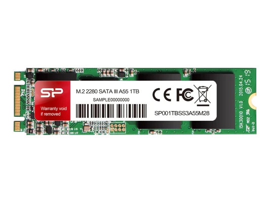 Silicon Power  |  A55  |  256 GB  |  Solid-state drive interface M.2 SATA  |  Read speed 550 MB / s  |  Write speed 450 MB / s