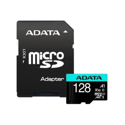 ADATA  |  Premier Pro  |  UHS-I U3  |  128 GB  |  micro SDXC  |  Flash memory class 10  |  with Adapter