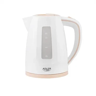 Adler  |  Kettle  |  AD 1264  |  Standard  |  2200 W  |  1.7 L  |  Plastic  |  360° rotational base  |  White
