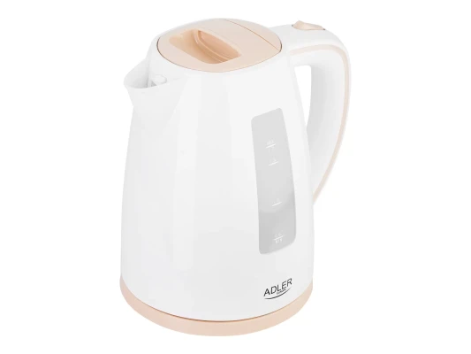 Adler  |  Kettle  |  AD 1264  |  Standard  |  2200 W  |  1.7 L  |  Plastic  |  360° rotational base  |  White