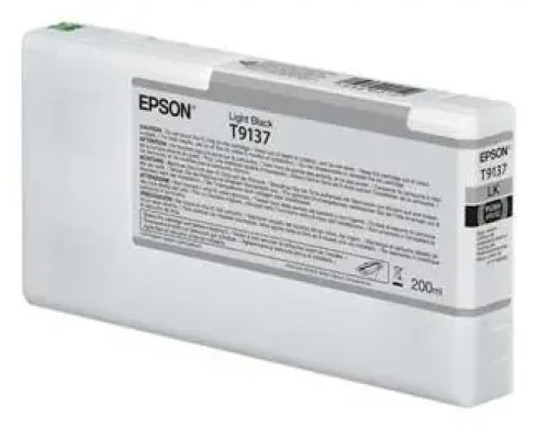 Epson T9137  |  Tintes kasete  |  Gaiši melna