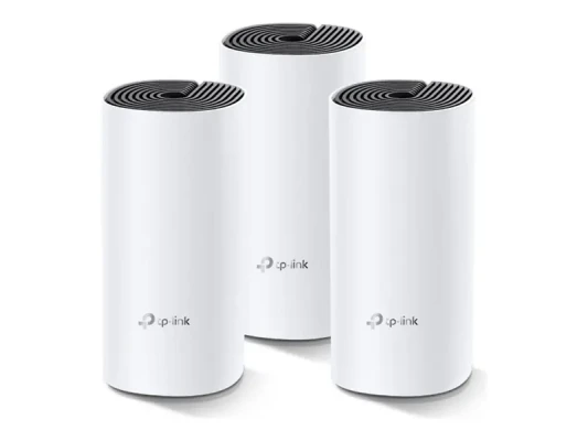 Whole Home Mesh WiFi System  |  Deco M4 (2-Pack)  |  802.11ac  |  300+867 Mbit / s  |  10 / 100 / 1000 Mbit / s  |  Ethernet LAN (RJ-45) ports 2  |  Mesh Support No  |  MU-MiMO Yes  |  No mobile broadband  |  Antenna type 2xInternal  |  No