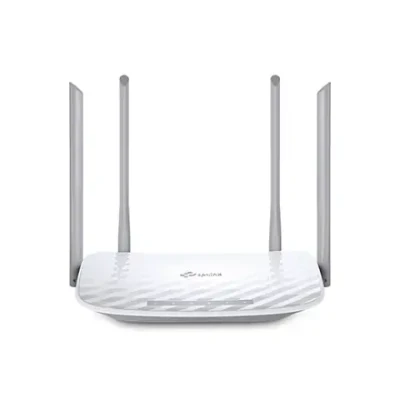 Router  |  Archer C50  |  802.11ac  |  300+867 Mbit / s  |  10 / 100 Mbit / s  |  Ethernet LAN (RJ-45) ports 4  |  Mesh Support No  |  MU-MiMO No  |  No mobile broadband  |  Antenna type 2xExternal