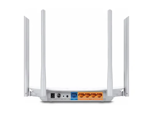 Router  |  Archer C50  |  802.11ac  |  300+867 Mbit / s  |  10 / 100 Mbit / s  |  Ethernet LAN (RJ-45) ports 4  |  Mesh Support No  |  MU-MiMO No  |  No mobile broadband  |  Antenna type 2xExternal