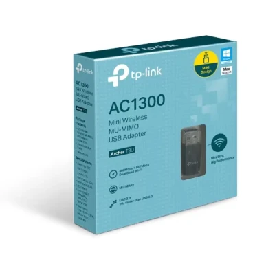 TP-LINK  |  MU-MIMO USB 3.0 Adapter  |  Archer T3U