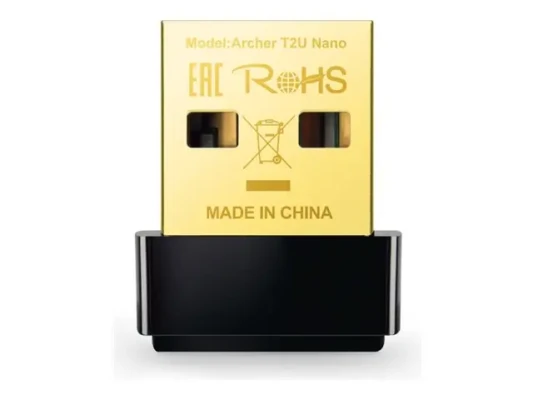 TP-LINK  |  Двухдиапазонный USB 2.0 адаптер  |  Archer T2U Nano