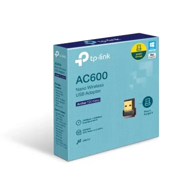 TP-LINK  |  Двухдиапазонный USB 2.0 адаптер  |  Archer T2U Nano