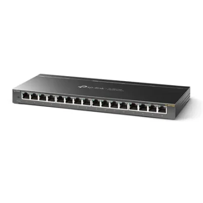 TP-LINK  |  Switch  |  TL-SG116E  |  Web managed  |  Wall mountable  |  Gigabit Ethernet (copper) ports quantity 16  |  Power supply type External  |  36 month(s)