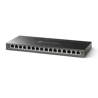 TP-LINK  |  Switch  |  TL-SG116E  |  Web managed  |  Wall mountable  |  Gigabit Ethernet (copper) ports quantity 16  |  Power supply type External  |  36 month(s)