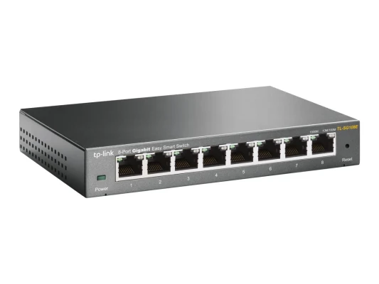 TP-LINK  |  Коммутатор  |  TL-SG108E  |  Управляемый через веб  |  Настенный монтаж  |  Количество портов Gigabit Ethernet (медные) 8  |  Тип питания Внешний  |  36 месяцев