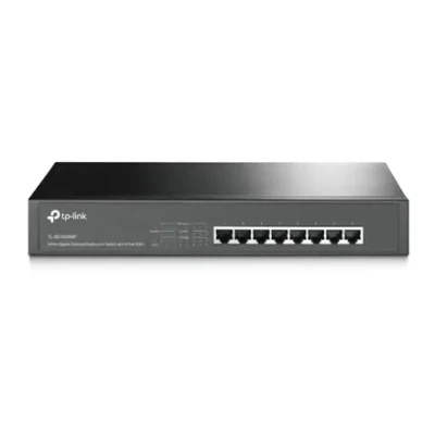 TP-LINK  |  Switch  |  TL-SG1008MP  |  Unmanaged  |  Desktop / Rackmountable  |  Gigabit Ethernet (copper) ports quantity 8  |  PoE+ ports quantity 8  |  Power supply type Single  |  36 month(s)